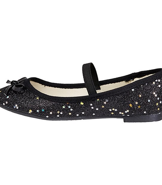 Nadia Junior Ballet Flats - Black