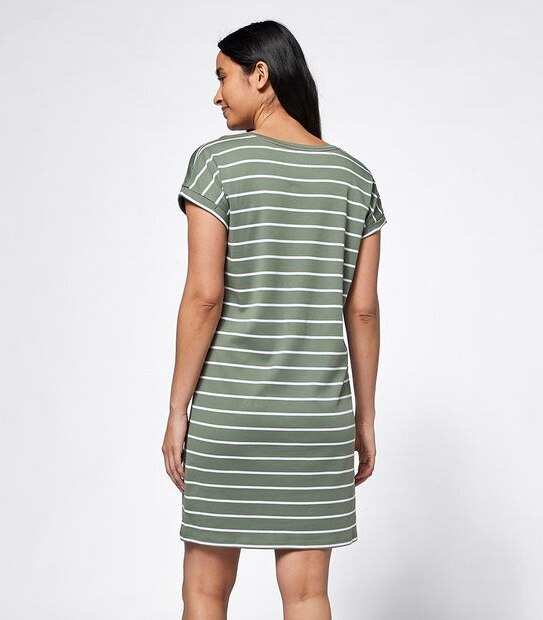 Organic Cotton Short Sleeve Knit Shift Dress