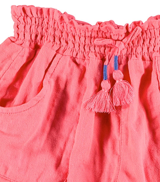 Girls' Shirred Waist Shorts