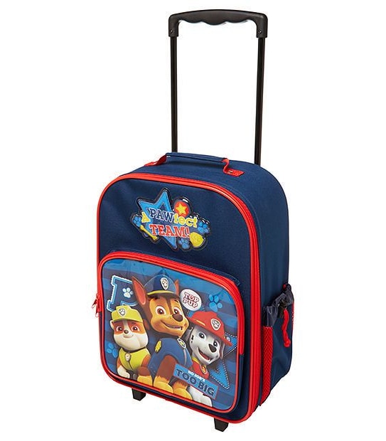 Paw Patrol Soft Shell Rolling Luggage
