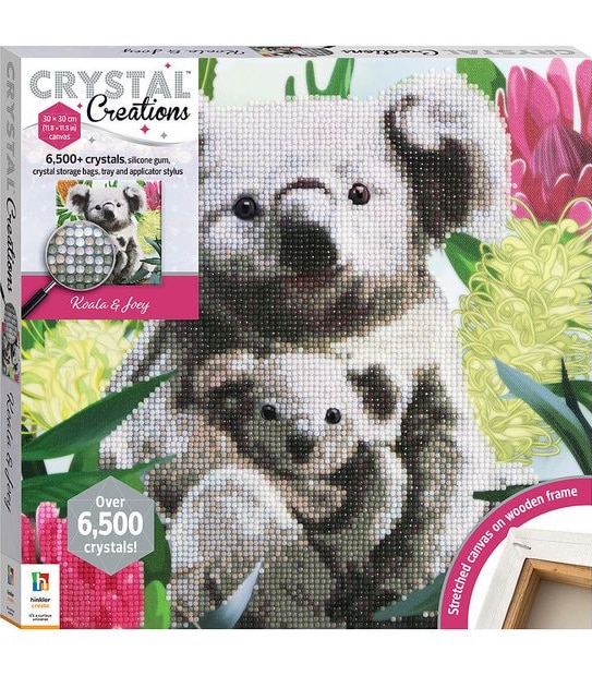 Crystal Creations Canvas Koala Love – Target Australia