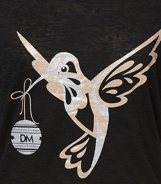 Dannii Minogue Petites Hummingbird Christmas T-Shirt