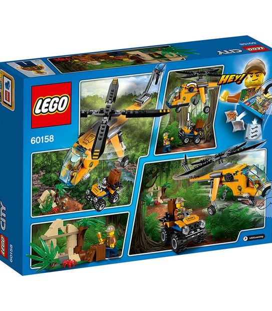 LEGO&reg; City Jungle Explorers Jungle Cargo Helicopter 60158