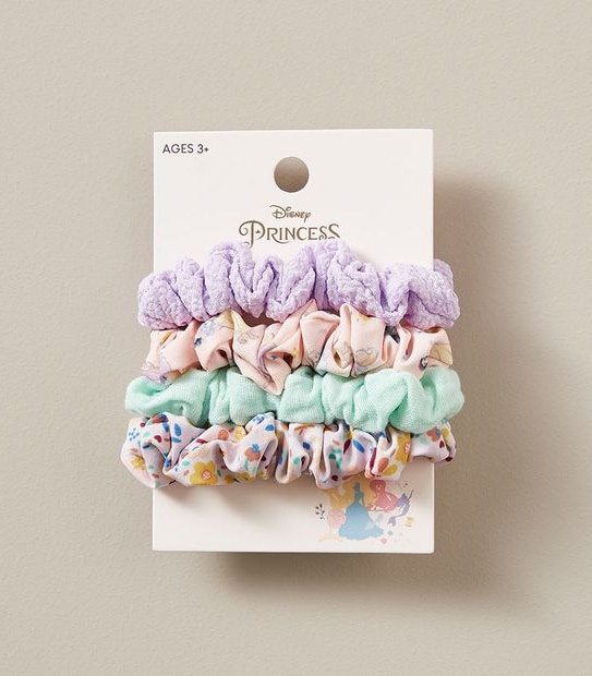 4 Pack Disney Princess Mini Scrunchies