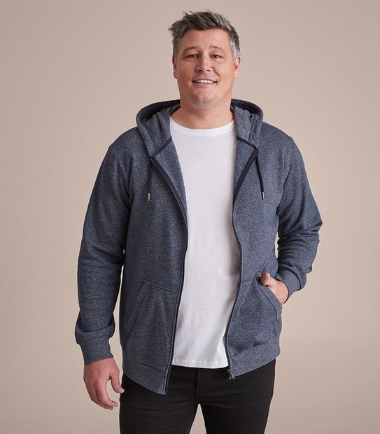 Mr Big Zip Through Hoodie