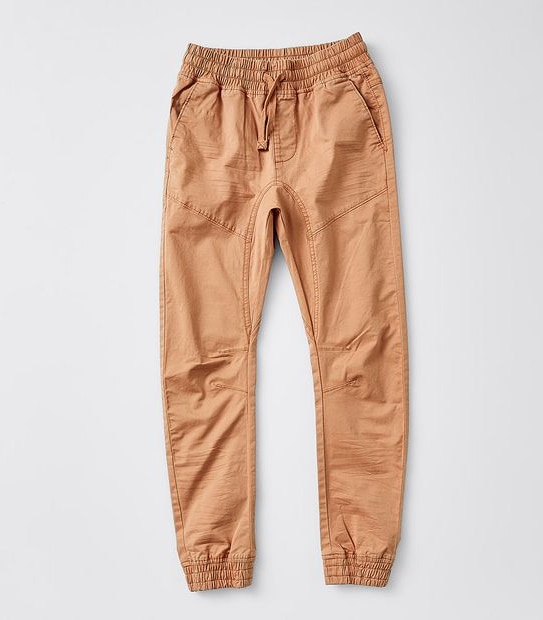 Cuffed Chino Pants - Orange