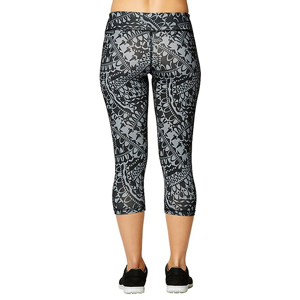 Active 3/4 Print Leggings Mono Geo Target Australia
