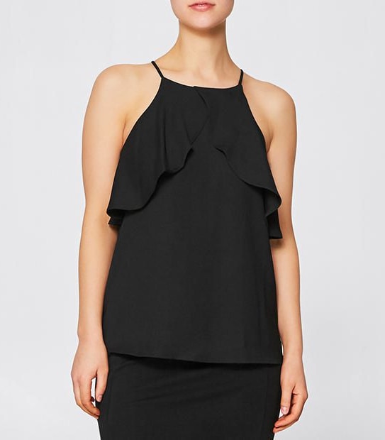 Ruffle Halter Top