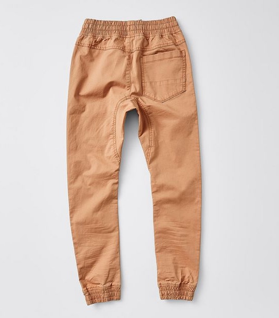 Cuffed Chino Pants - Orange