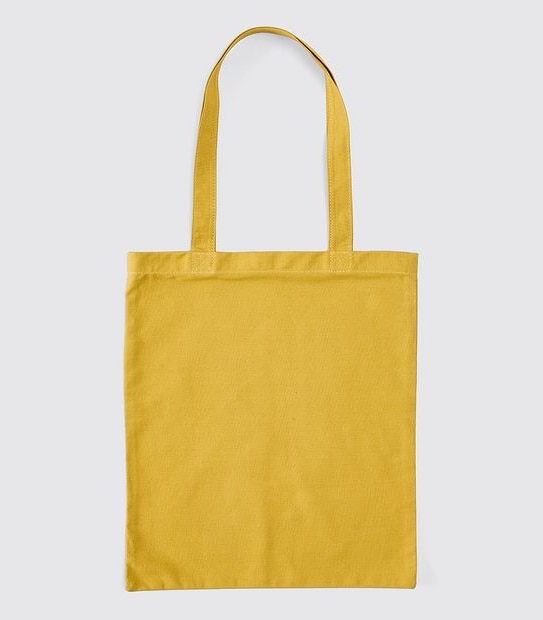 Hello Bunny Print Tote Bag - Yellow