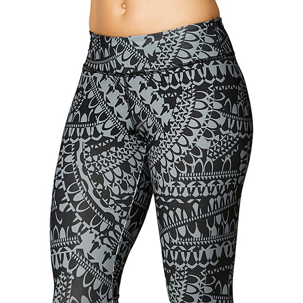 Active 3/4 Print Leggings Mono Geo Target Australia