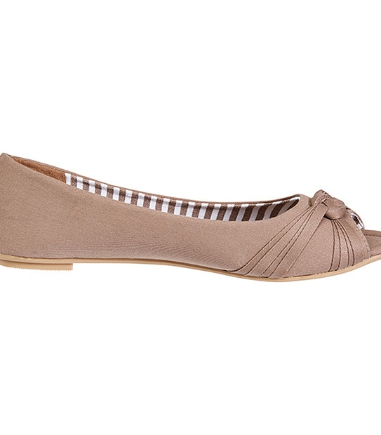 Tara Peep Toe Flats 4 of 6