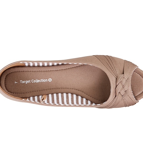 Tara Peep Toe Flats 5 of 6