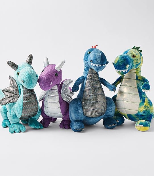 Dino Dragon Plush Toy Assorted