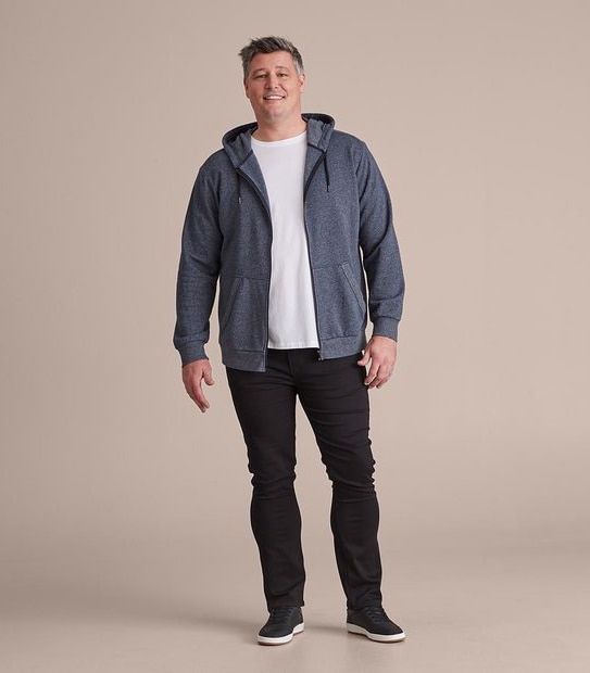 Mr Big Zip Through Hoodie