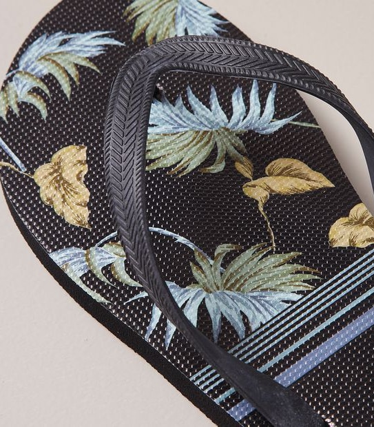 M MAUI SPLICED TROPICAL THONG  SIZE 7-13