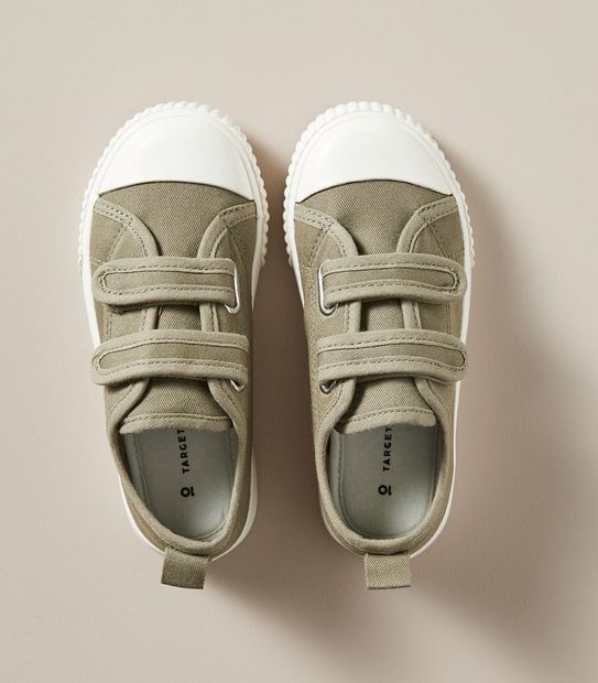 Kids Junior Double Strap Sneakers