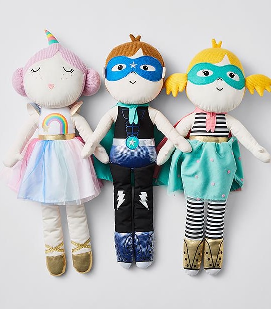 Superhero Rag Doll Plush Toy Assorted 