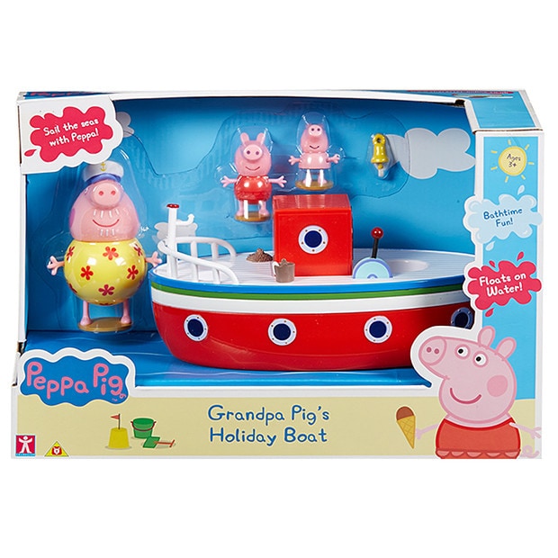 Peppa Pig Grandpa Pig's Holiday Boat Target Australia