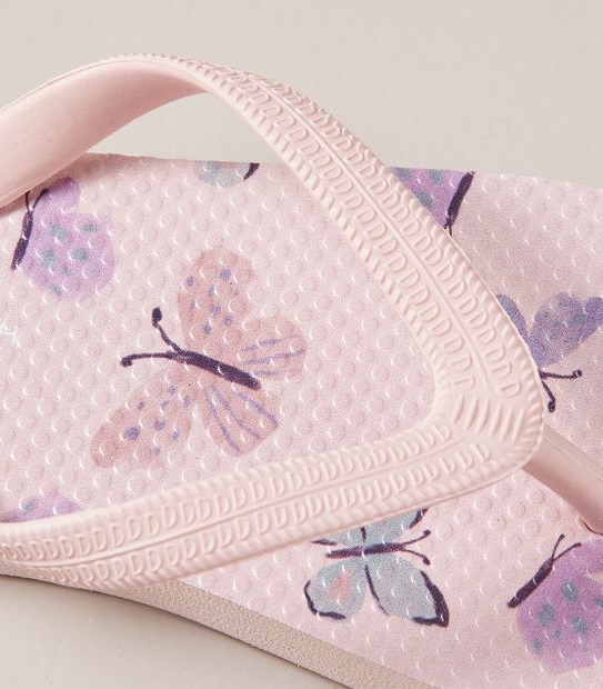 G YTH PINK BUTTERFLY THONG  SIZE 10-6