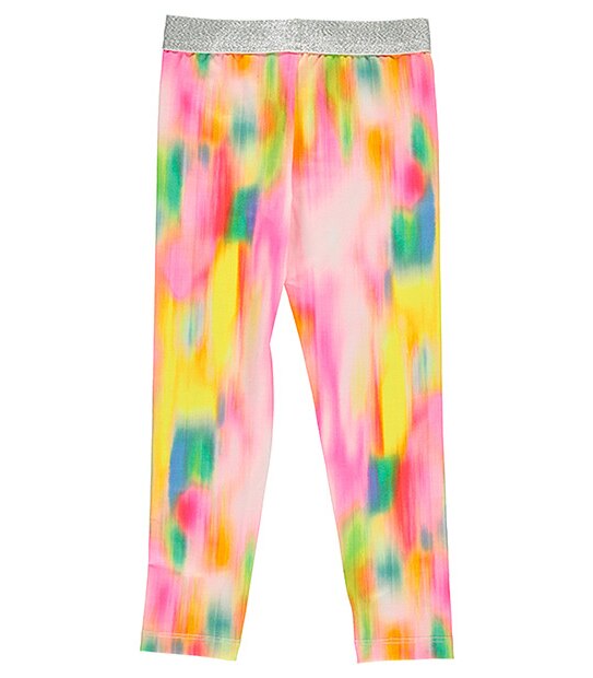 Girls' Full Length Multi Paint Print Leggings 