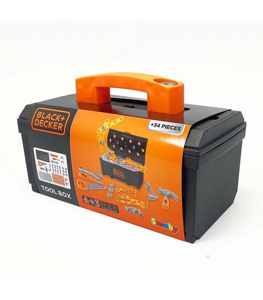 BLACK + DECKER - Junior Builder Toy - Toy Tool Box