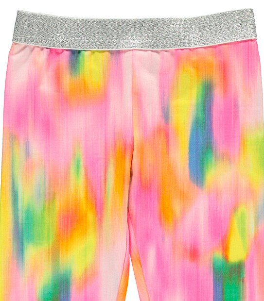 Girls' Full Length Multi Paint Print Leggings 