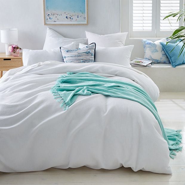 Waffle Quilt Cover Set White Target Australia