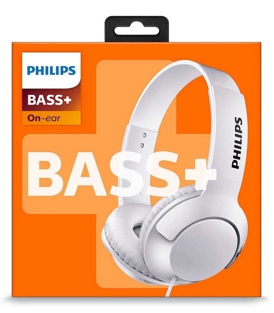 Philips BASS+ On-Ear Headphones SHL3070