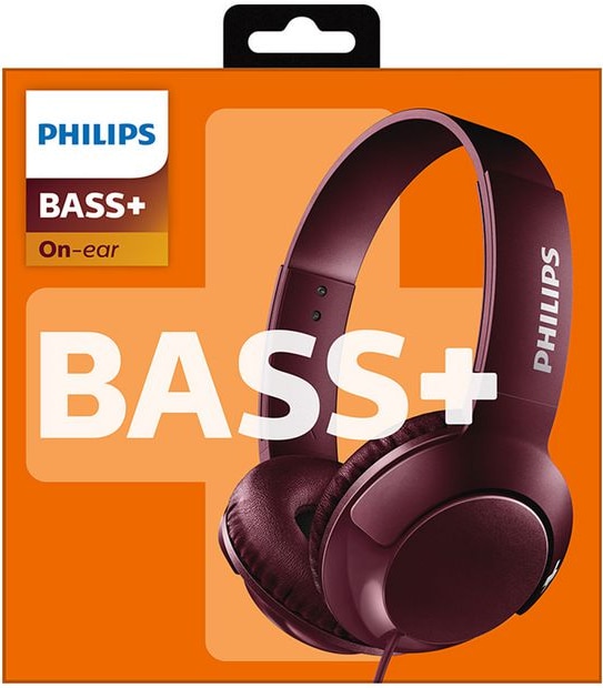 Philips BASS+ On-Ear Headphones SHL3070
