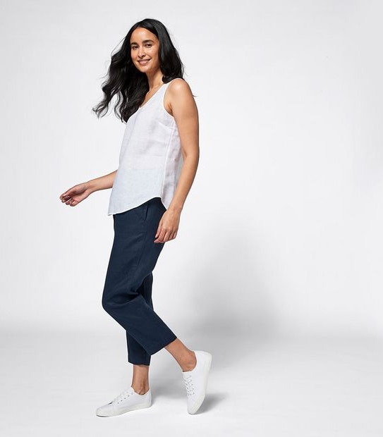 Tarryn European Linen Tank Top