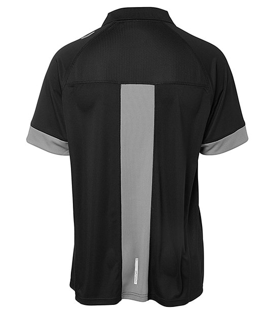 Men's Target Active Panelled Sports Polo - Black