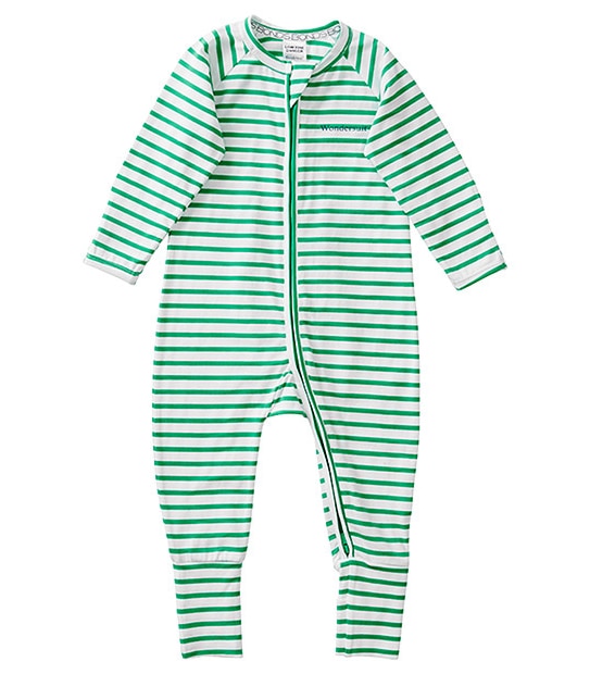 Bonds Print Zip Wondersuit - Green
