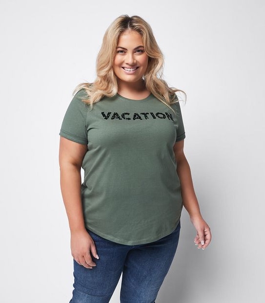 Belle Curve Printed T-Shirt