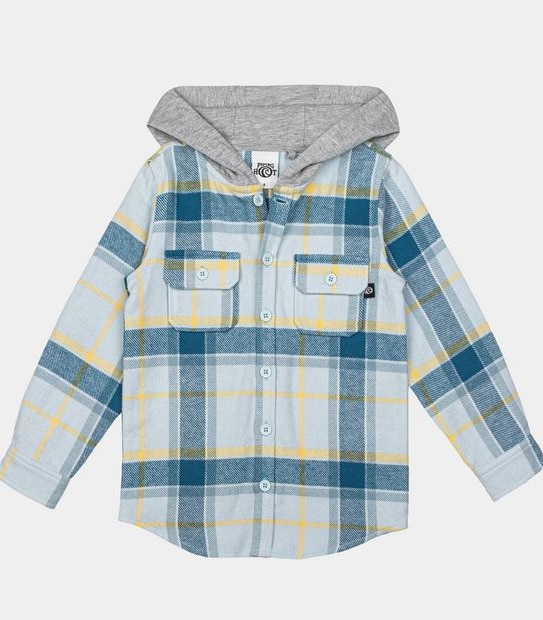 Piping Hot Hooded Shirt