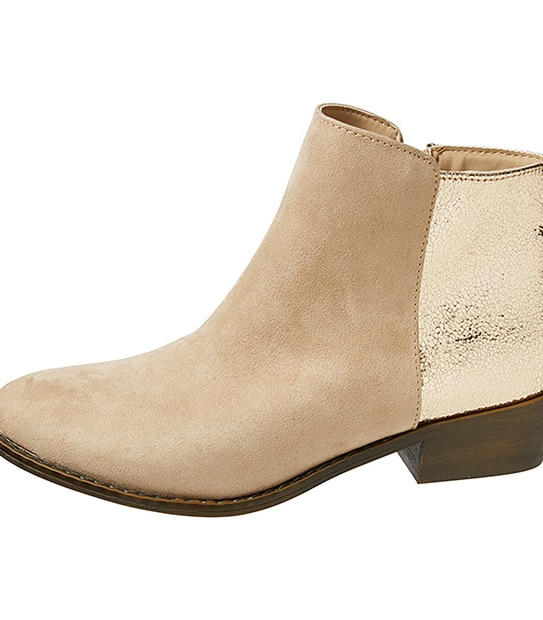 June Foil Heel Ankle Boot - Neutral  2 of 6