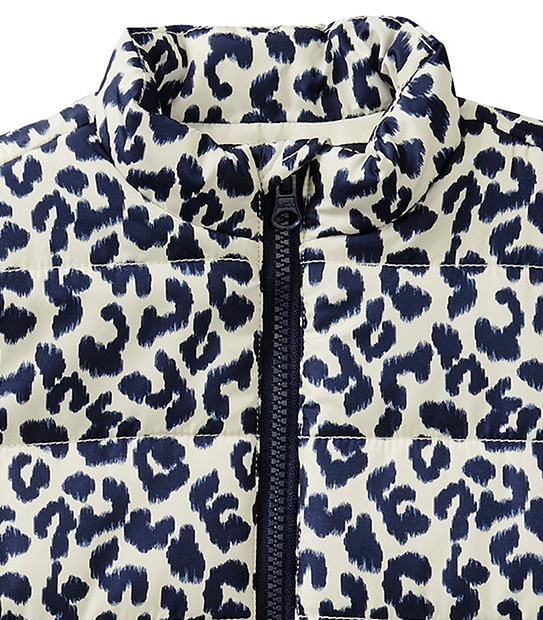 Animal Print Puffer Vest