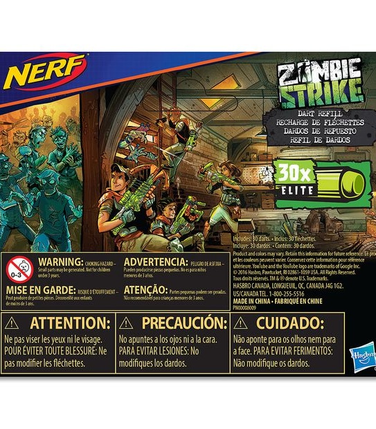 NERF Zombie Darts 30 pack