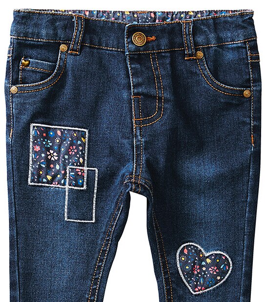 Baby Patchwork Denim Jeans
