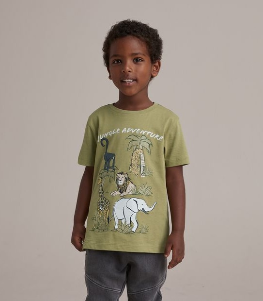 Organic Cotton Print T-shirt 1 of 6
