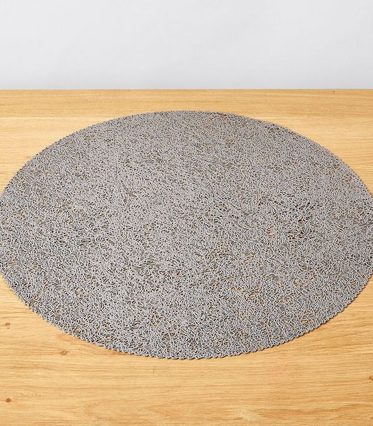Metallic Silver Placemat