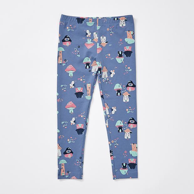 Full Length Fairy House Print Leggings Full Length Fairy House Print Leggings