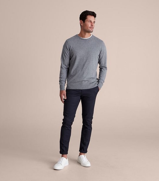 Preview Cashmere Blend Knit Crew Jumper 2 of 6