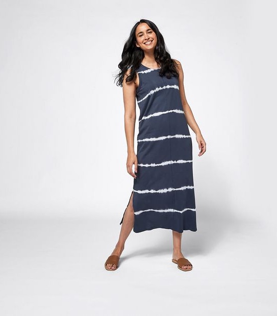 Long Line Jersey Maxi Dress