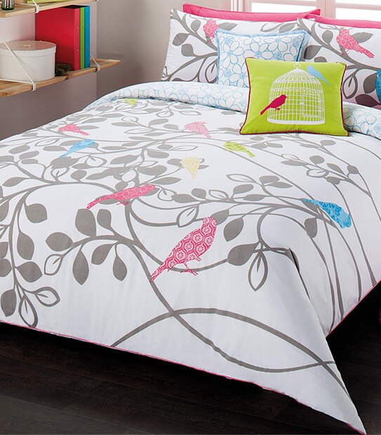 Lark Aqua Quilt Cover Set