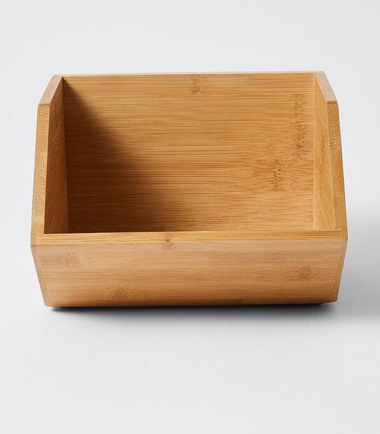 Bamboo Small Stackable Basket