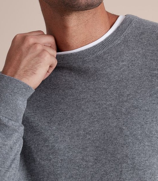 Preview Cashmere Blend Knit Crew Jumper 3 of 6