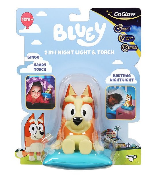 Bluey 2-In-1 Night Light &&nbsp;Torch Buddy - Bingo