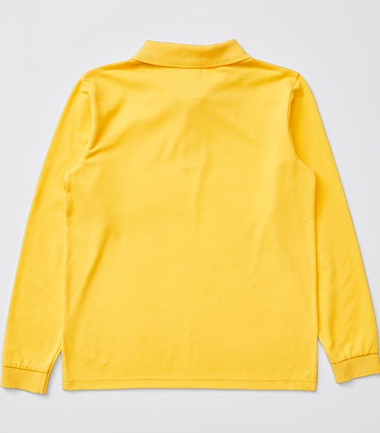 3 Pack Unisex Long Sleeve School Polo Tops