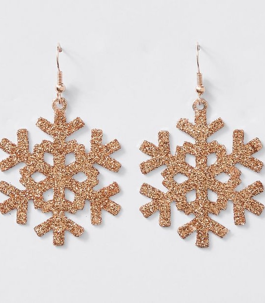 Christmas Snowflake Earrings